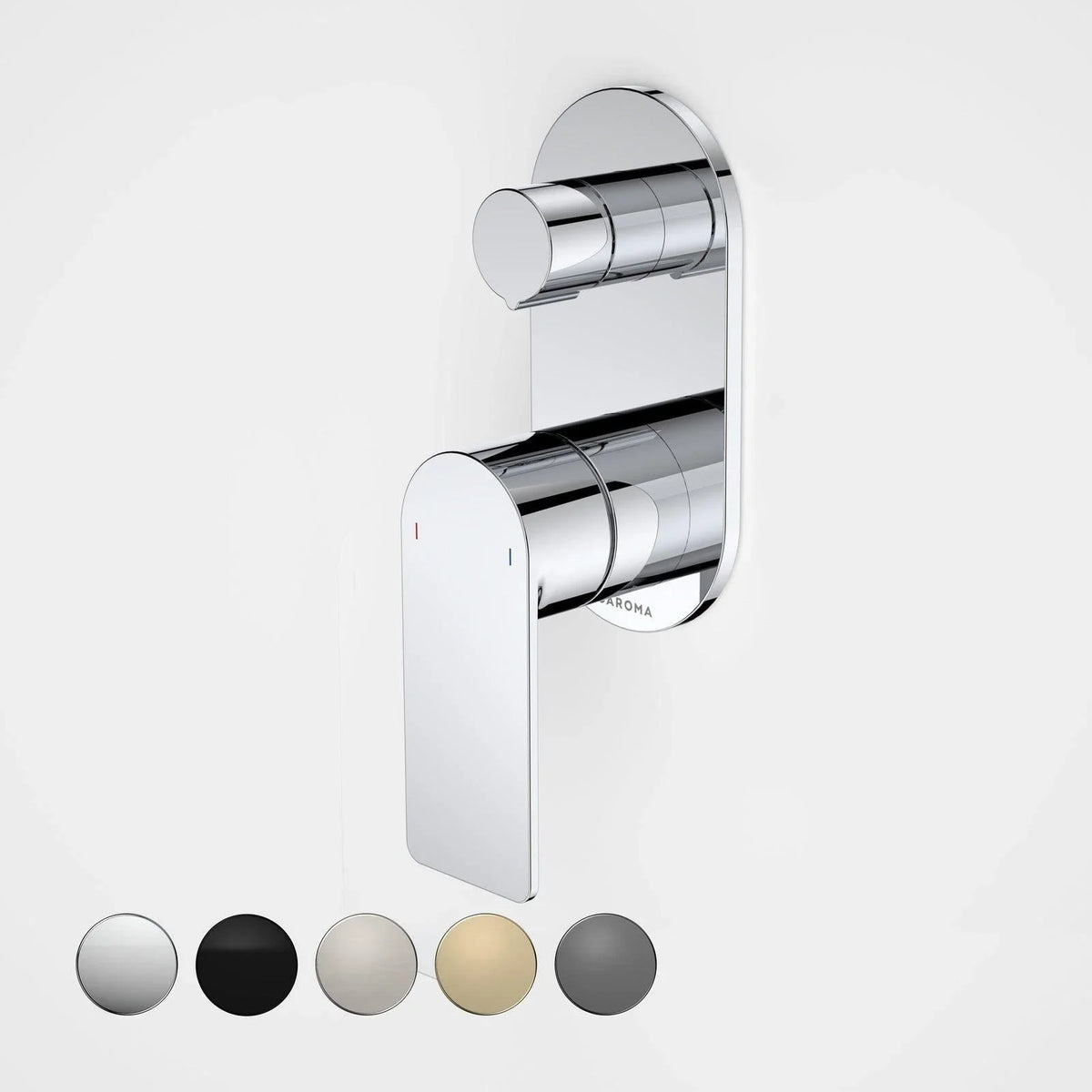 Urbane II Bath / Shower Mixer With Diverter - Round Cover Plate