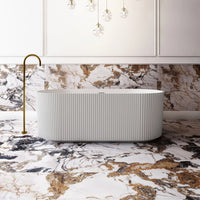 V Groove Freestanding Bath