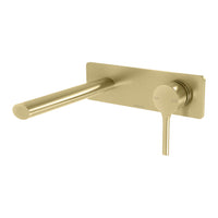 Vivid Slimline Oval SwitchMix Wall Basin / Bath Mixer Set 175mm