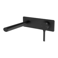 Vivid Slimline Oval SwitchMix Wall Basin / Bath Mixer Set 175mm