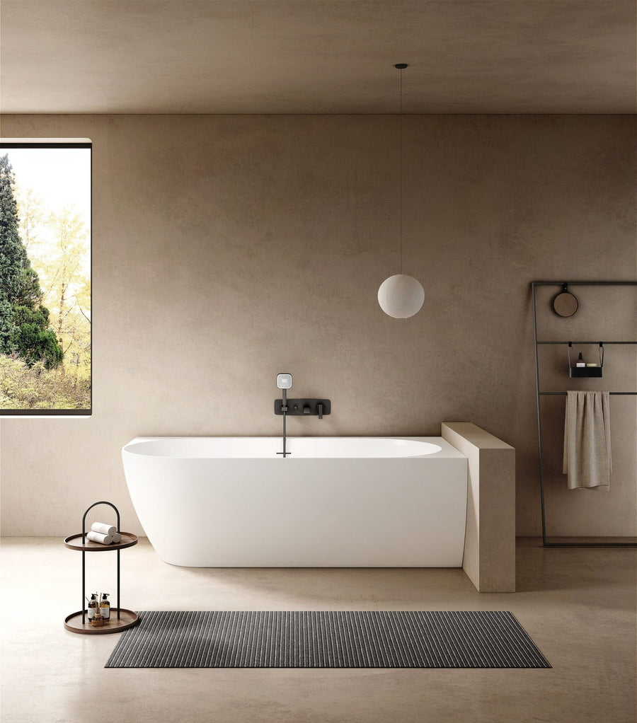 Bianca VX90-1500 Corner Back to Wall Stone Bath Right Hand