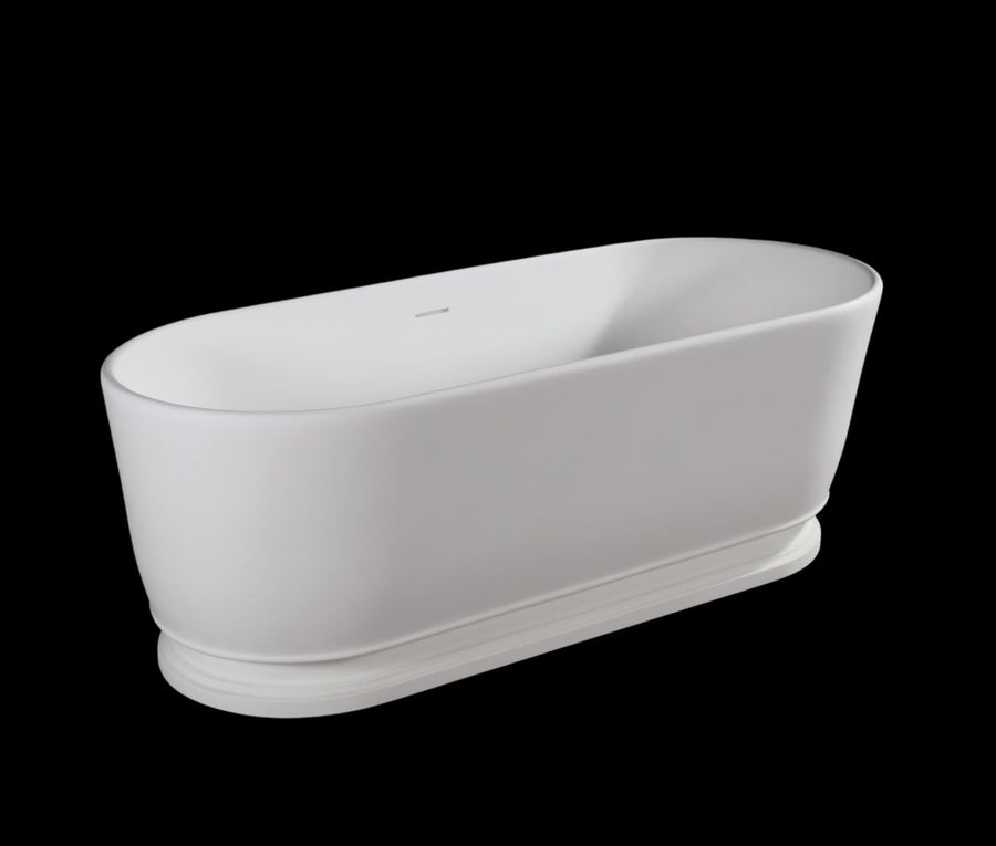 Pearl VX39-1600 Freestanding Oval Stone Bath