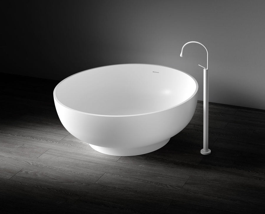 Rafaella VX69-1500 Freestanding Round Stone Bath