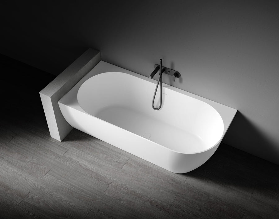 Bianca VX89-1500 Corner Back to Wall Stone Bath Left Hand