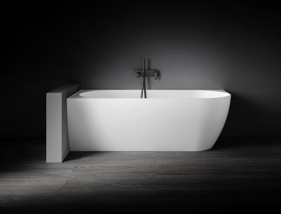 Bianca VX89-1500 Corner Back to Wall Stone Bath Left Hand