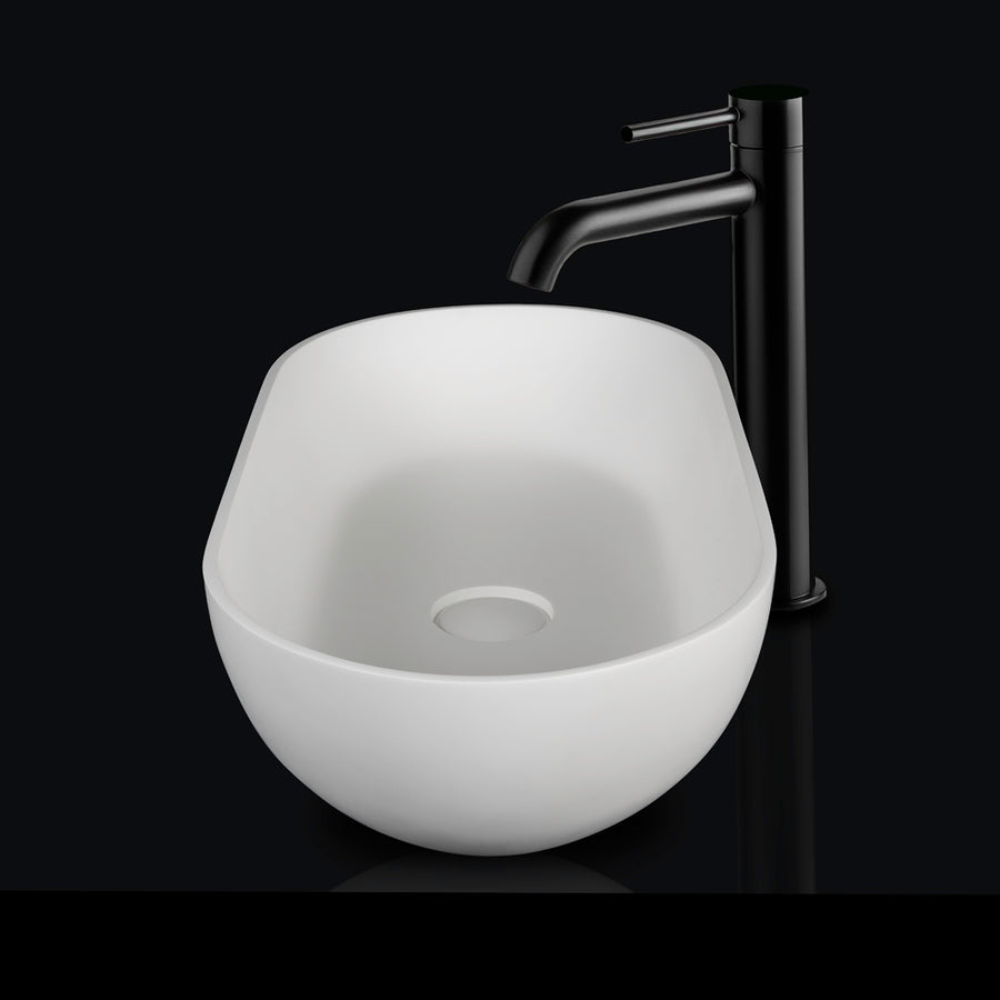 Lucia Oval Stone Above Counter Basin