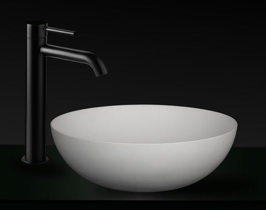 VXA22 Matte White Stone Above Counter Basin