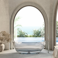 Wow Translucency Resin Stone Freestanding Bath
