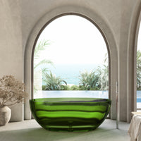 Wow Translucency Resin Stone Freestanding Bath