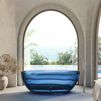 Wow Translucency Resin Stone Freestanding Bath
