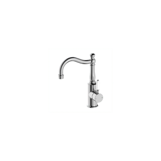 York Basin Mixer With Hook Spout