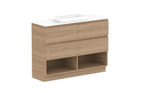 Glacier Ensuite Shelf Trio Vanity