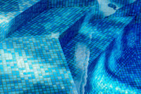 Fosfo Mix Aquila Mosaic Pool Tile