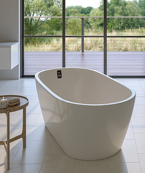 Arko 120 freestanding bath Overflow and Pop-out Waste