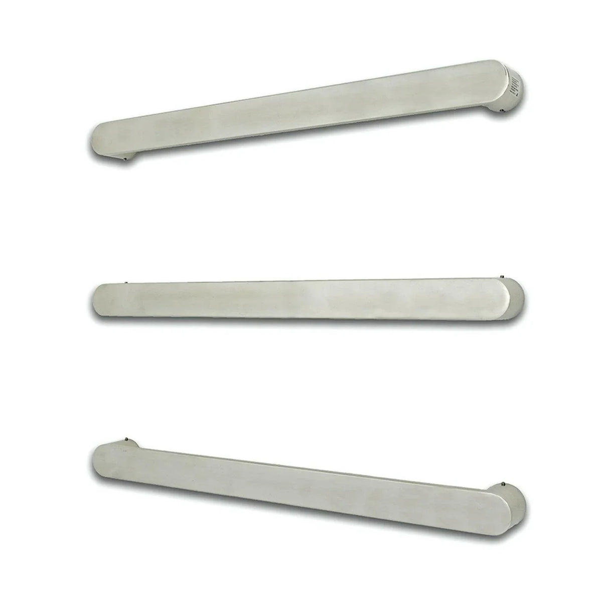 Single Flat Faced Bar with Curved Fixing Arm 650mm