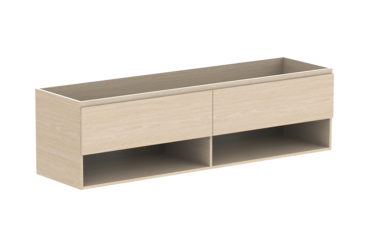 Glacier Shelf Slim Wall Hung Vanity