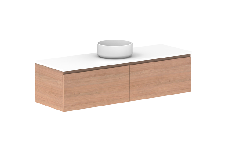 Glacier All Drawer Slim Wall Hung Vanity