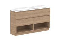 Glacier Ensuite Shelf Trio Vanity