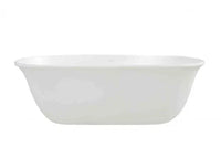 Blanche 162 x 74 TitanCast Solid Surface Freestanding Bath - Gloss White