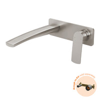 Phoenix Mekko Switch Mix Wall Basin / Bath Mixer Set 200mm Fit-Off Kit