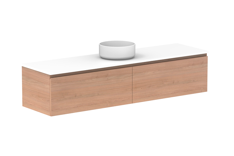 Glacier All Drawer Slim Wall Hung Vanity