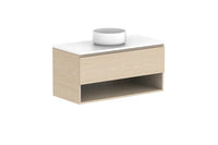 Glacier Shelf Slim Wall Hung Vanity
