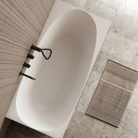 New Multi Corner Back To Wall Freestanding Bath
