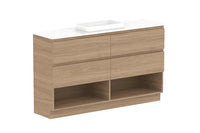 Glacier Ensuite Shelf Trio Vanity