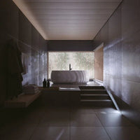 Reinforced Marble Oval Freestanding Bathtub