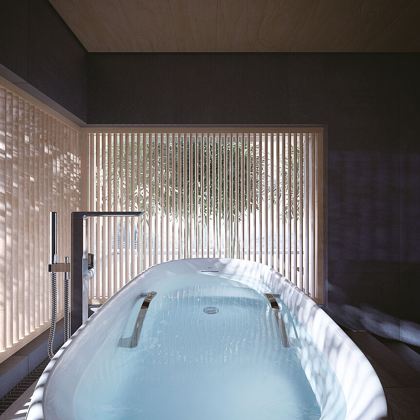 Reinforced Marble Oval Freestanding Bathtub