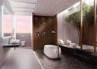 Reinforced Marble Oval Freestanding Bathtub