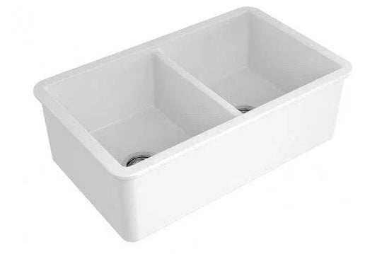 Cuisine Inset / Undermount Fine Fireclay Sink 85 x 46