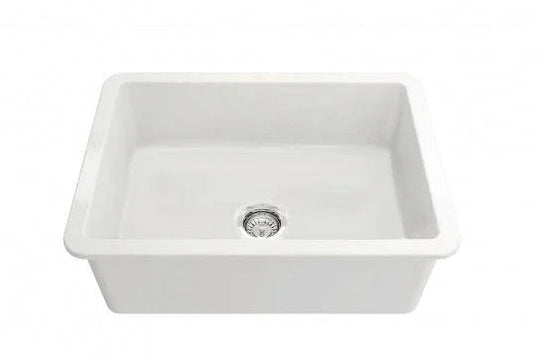 Cuisine Inset / Undermount Fine Fireclay Sink 68 x 48