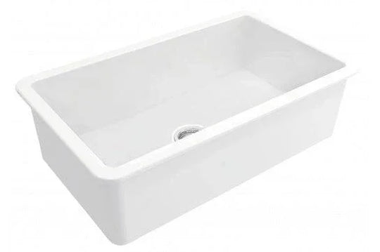 Cuisine Inset / Undermount Fine Fireclay Sink 81 x 48