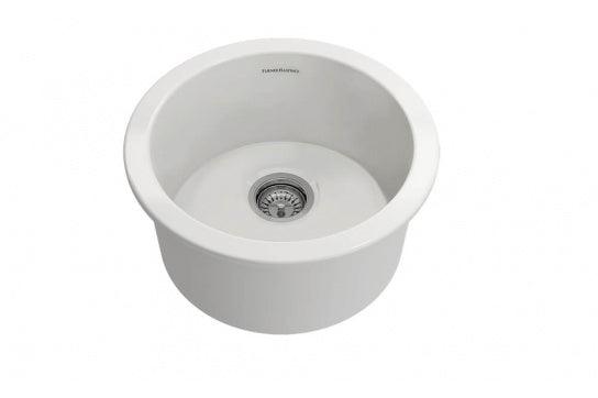 Cuisine Round Inset / Undermount Fine Fireclay Sink