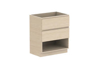 Glacier Shelf Twin Floor Mount Vanity