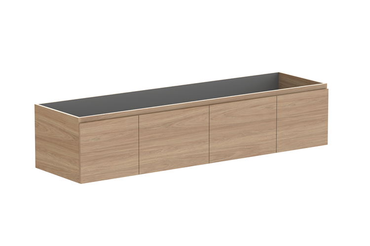 Glacier Door & Drawer Slim Wall Hung Vanity