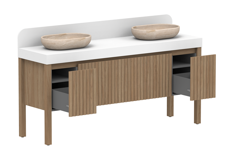 Harper Floor Mount Vanity with Legs