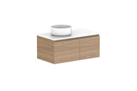 Glacier Door & Drawer Slim Wall Hung Vanity