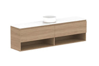 Glacier Ensuite Shelf Slim Vanity