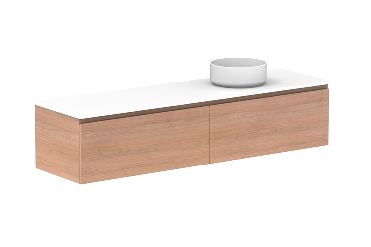 Glacier All Drawer Slim Wall Hung Vanity