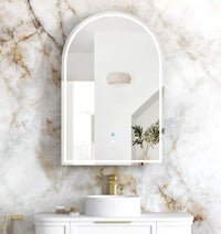 LED Archie White Shaving Cabinet