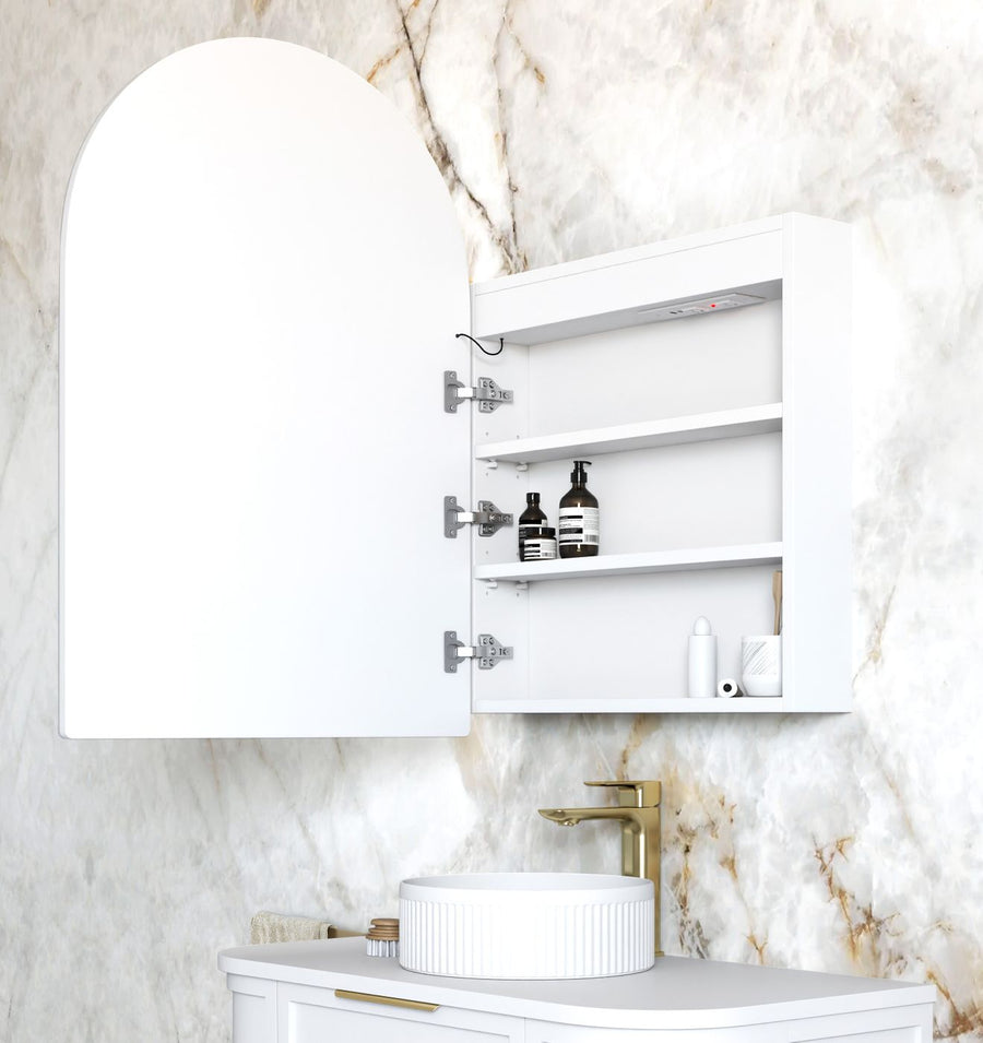 LED Archie White Shaving Cabinet