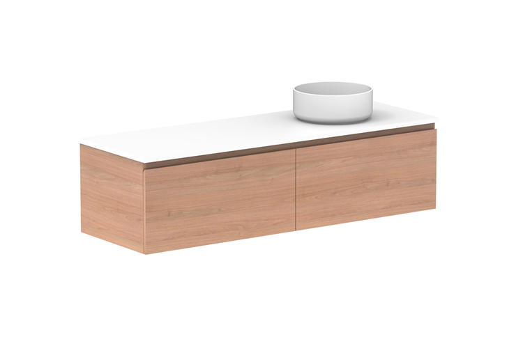 Glacier All Drawer Slim Wall Hung Vanity