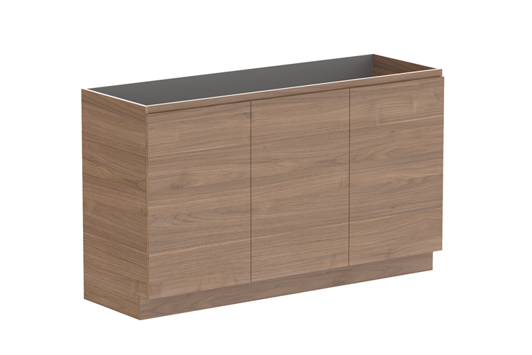 Glacier All Door Trio Floor Mount Vanity