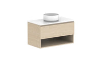 Glacier Shelf Slim Wall Hung Vanity