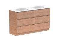 Glacier All Drawer Slim Floor Mount Vanity