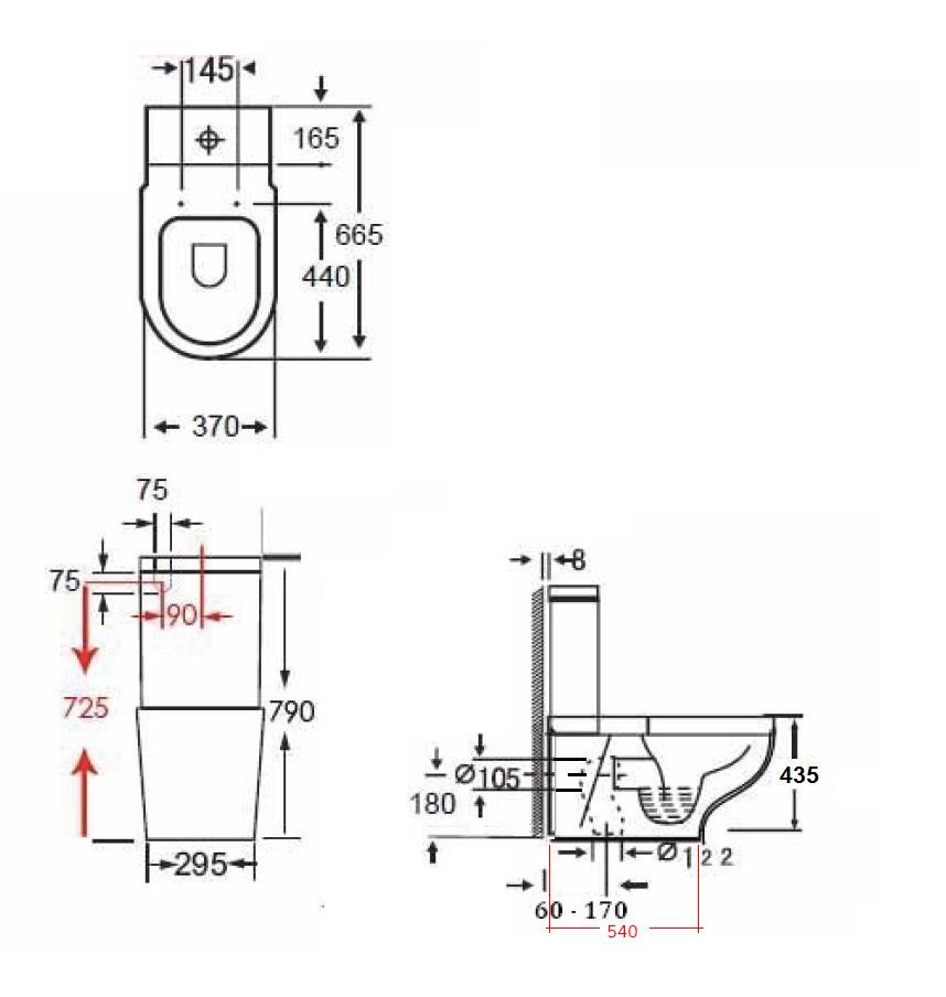 Hartley Close Coupled Suite