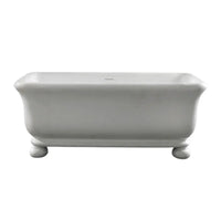 Kirkham 180 x 84 TitanCast Solid Surface Bath With Ball Feet