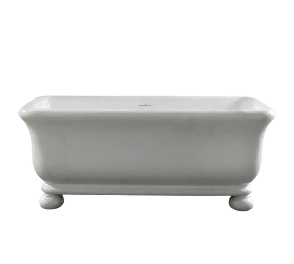 Kirkham 180 x 84 TitanCast Solid Surface Bath With Ball Feet